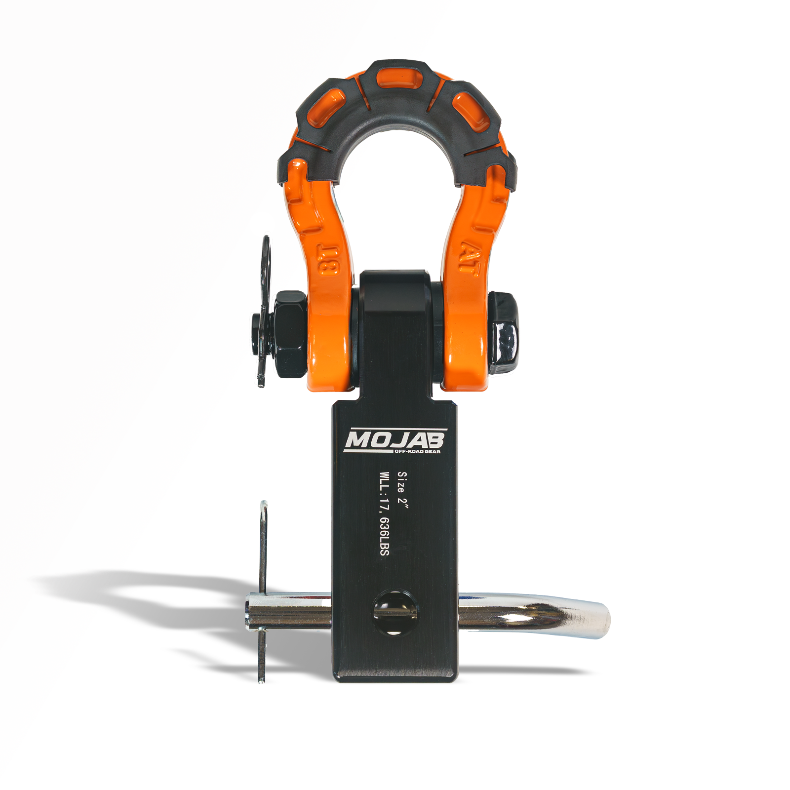 2'' Aluminum Hitch Receiver with Steel D-Shackle (LIFETIME WARRANTY) Expected delivery W/C May 25th